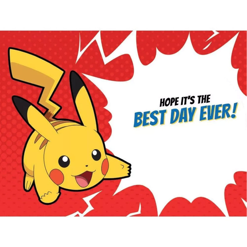 Pokemon 3D Lenticular Birthday Card, alternate view