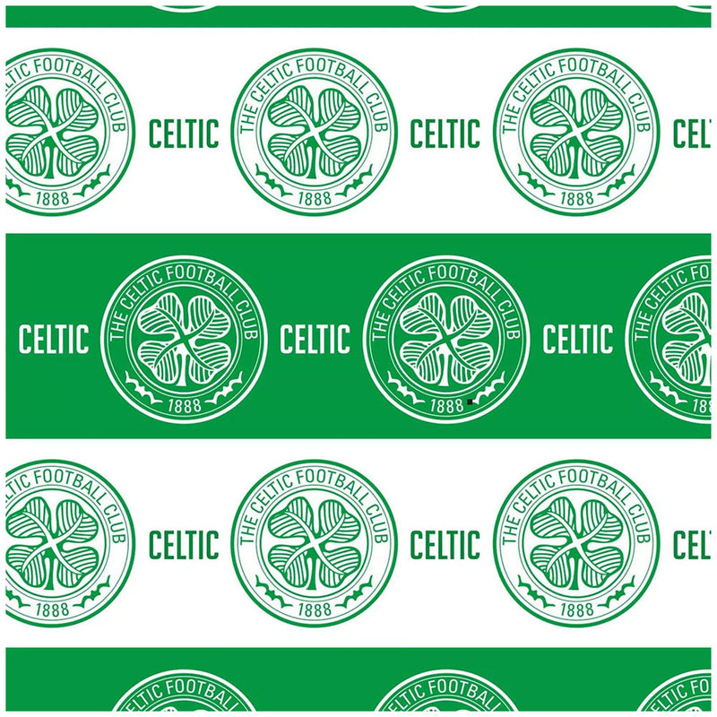 Celtic FC Text Gift Wrap, alternate view