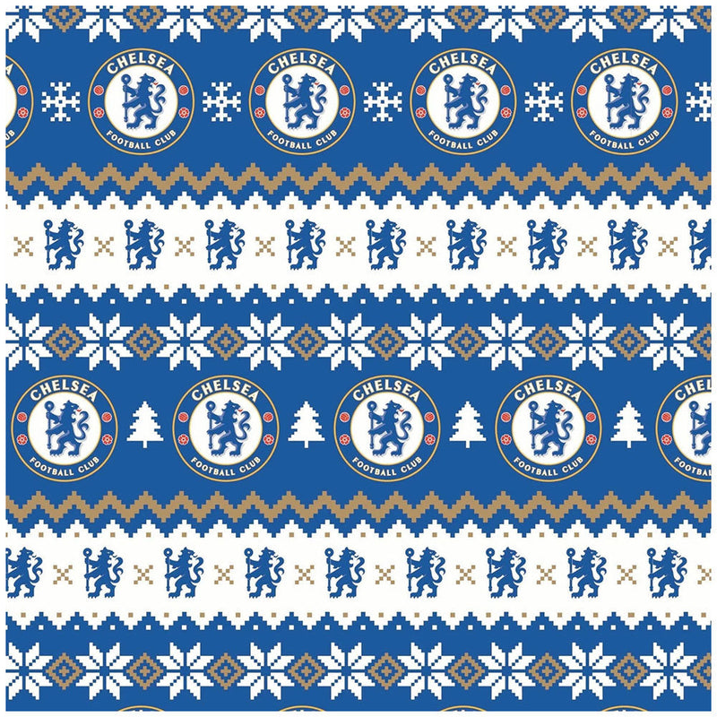 Chelsea FC Christmas Gift Wrap, alternate view