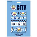 Manchester City FC Christmas Gift Wrap, side angle