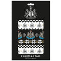 Newcastle United FC Christmas Gift Wrap, side angle