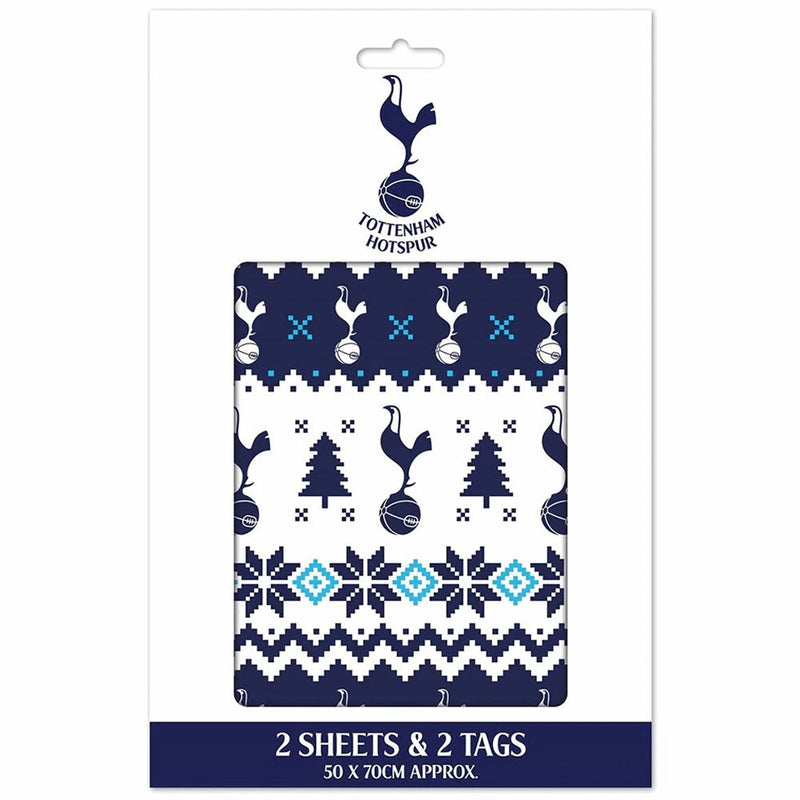 Tottenham Hotspur FC Christmas Gift Wrap, side angle