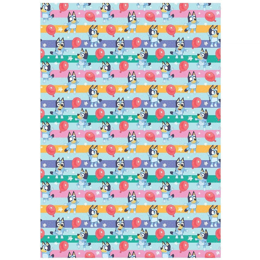 Bluey Balloon Gift Wrap