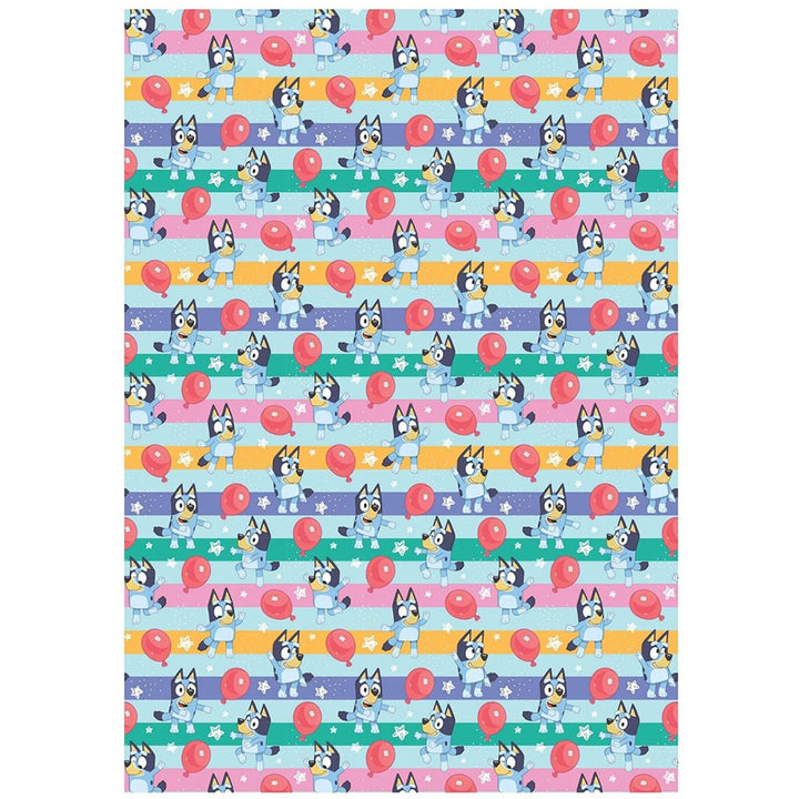 Bluey Balloon Gift Wrap