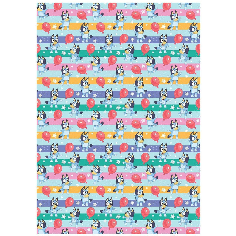 Bluey Balloon Gift Wrap