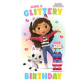Gabby's Dollhouse Glittery Birthday Card, alternate view