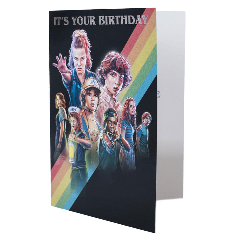 Stranger Things Birthday Card, alternate view