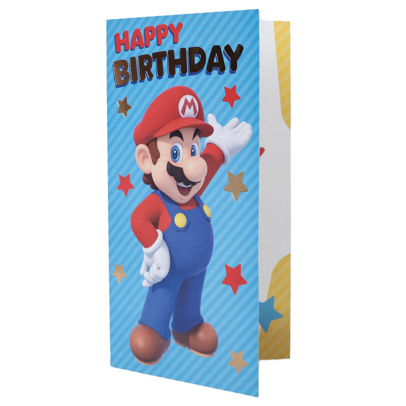 Super Mario Birthday Card, alternate view