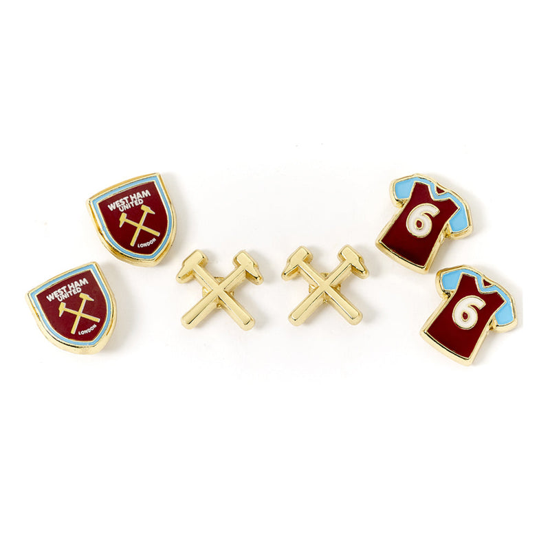 West Ham United FC Stud Earring Set, alternate view