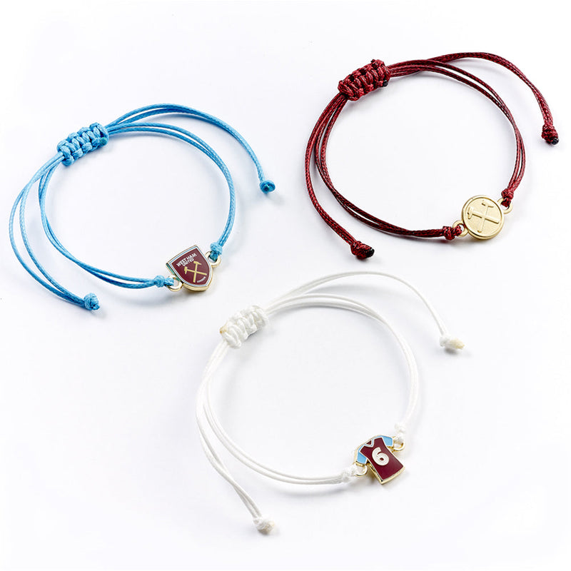 West Ham United FC Friendship Bracelet Set, alternate view