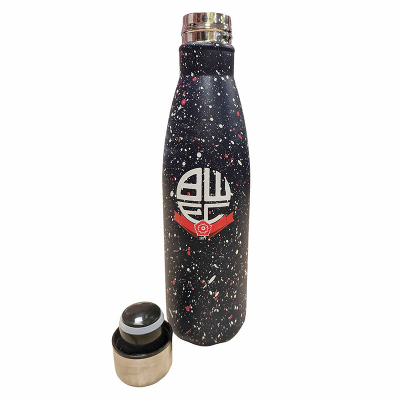 Bolton Wanderers FC Paint Splatter Thermal Flask, alternate view