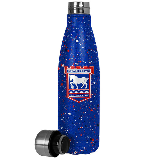 Ipswich Town FC Paint Splatter Thermal Flask, alternate view