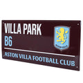 Aston Villa FC Colour Street Sign