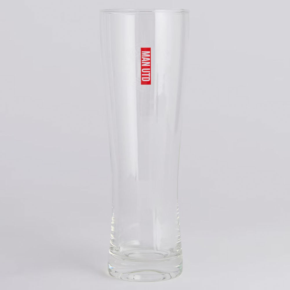 Manchester United FC Crest Tall Beer Glass