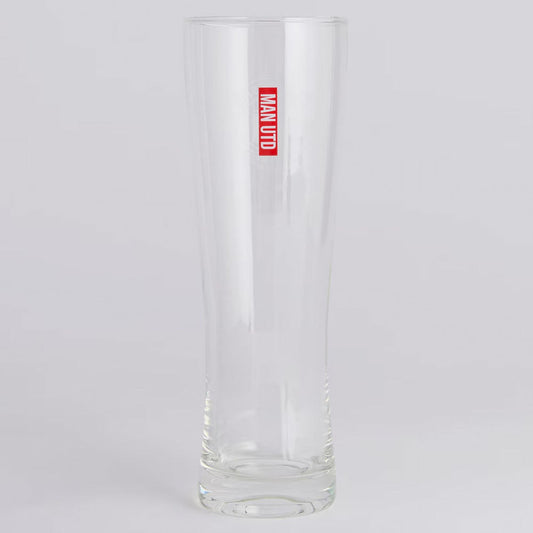 Manchester United FC Crest Tall Beer Glass