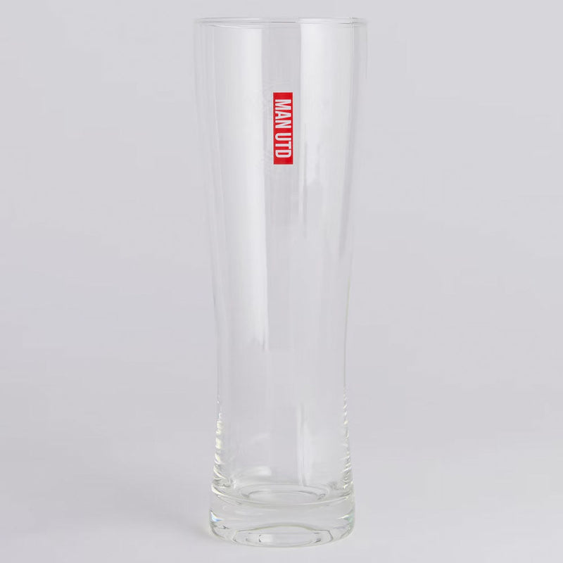 Manchester United FC Crest Tall Beer Glass