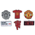 Manchester United FC 6pc Badge Set, alternate view