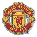 Manchester United FC 6pc Badge Set, side angle