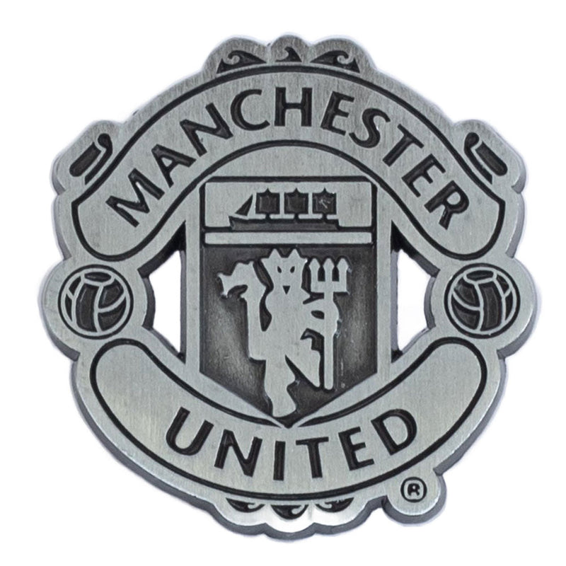 Manchester United FC 6pc Badge Set, size reference