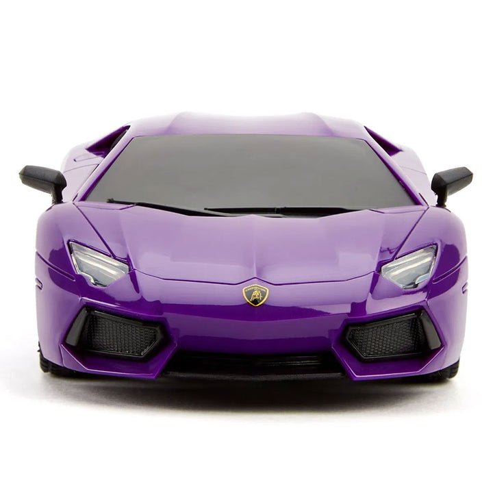 Lamborghini Aventador 1:24 Scale Purple Radio Controlled Car