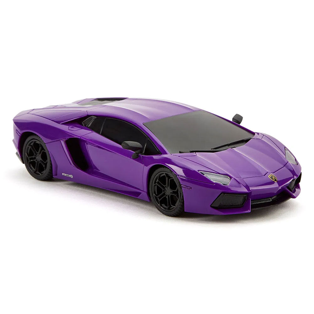 Lamborghini Aventador 1:24 Scale Purple Radio Controlled Car