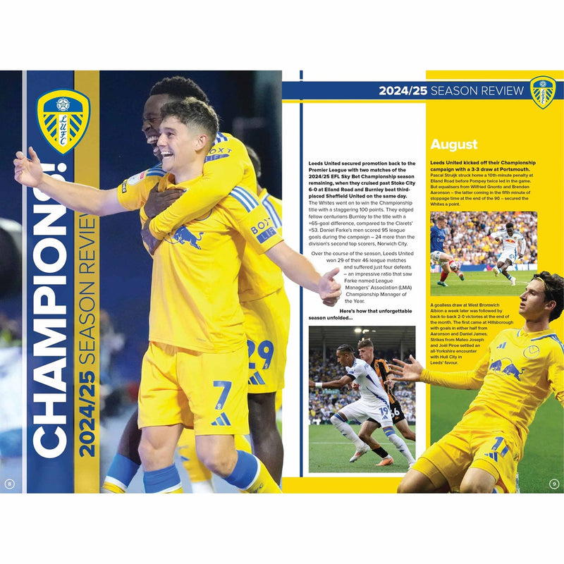 Leeds United FC Annual 2026, alternate view