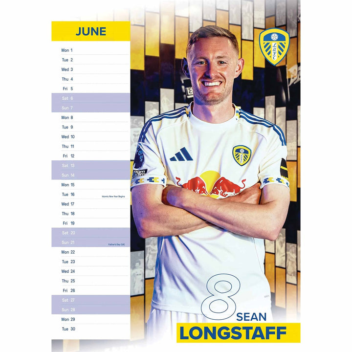 Leeds United FC A3 2026 Calendar