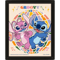 Lilo & Stitch Groovy Framed 3D Picture, alternate view
