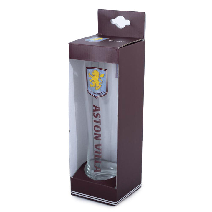 Aston Villa FC Tall Beer Glass