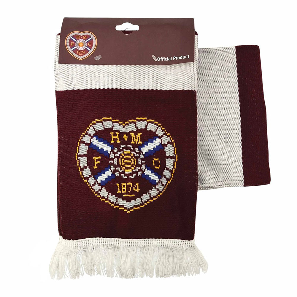 Hearts FC Bar Scarf