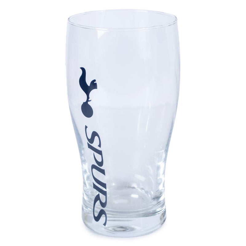 Tottenham Hotspur FC Tulip Pint Glass, side angle