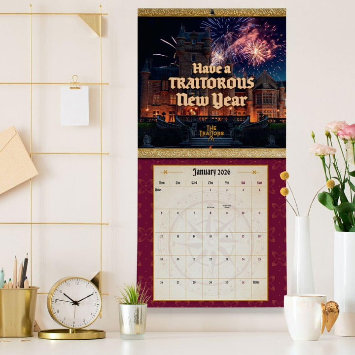 The Traitors Square Calendar 2026