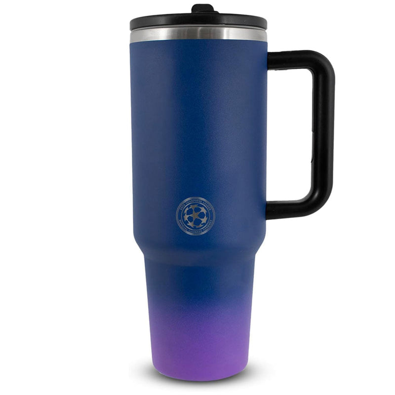 UEFA Champions League 40oz Tumbler, side angle