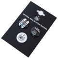Newcastle United FC Button Badge Set, side angle