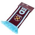 West Ham United FC Crest Scarf, rear view