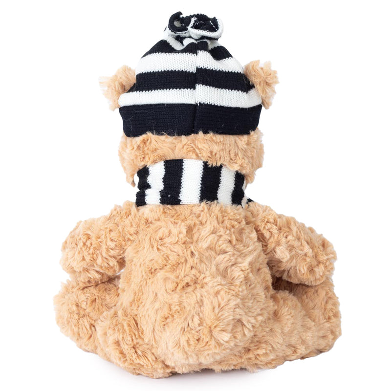 Newcastle United FC Hat & Scarf Bear, close-up detail