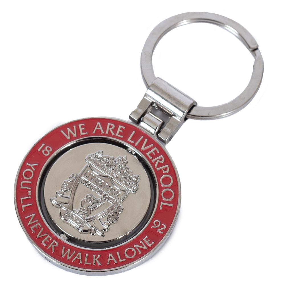 Liverpool Keyring Liverpool FC Crest Spinner Keyring – Infinity Collectables