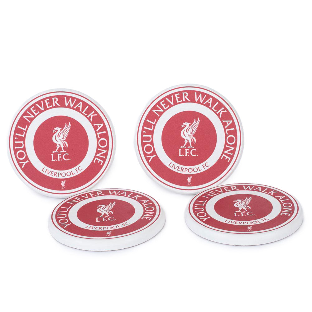 Liverpool FC 4-Pack Ceramic Coaster Set