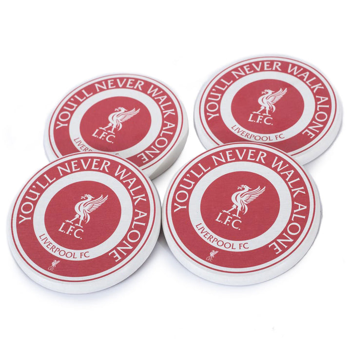 Liverpool FC 4-Pack Ceramic Coaster Set
