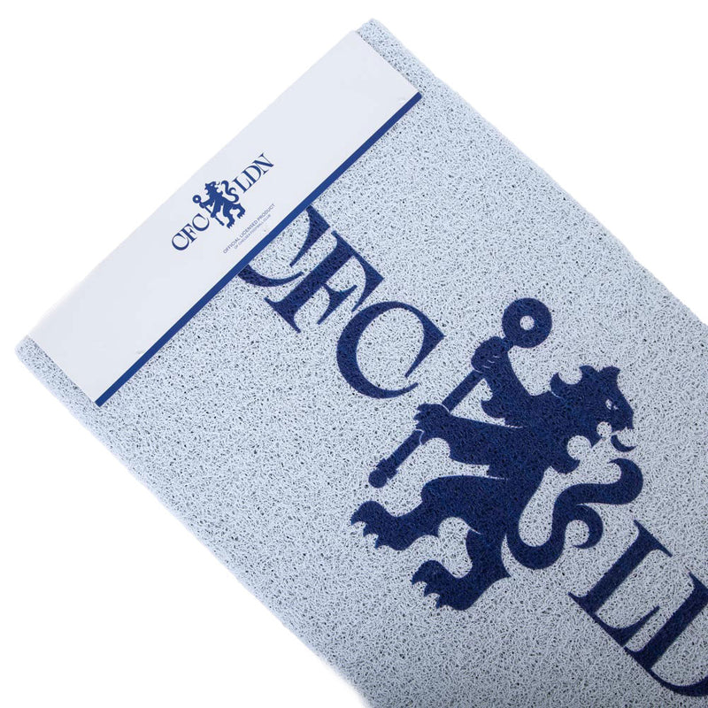 Chelsea FC Loop Pile Doormat, side angle