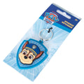 Paw Patrol Chase PVC Spinner Keyring, rear view