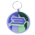 Wicked PVC Spinner Keyring, alternate view