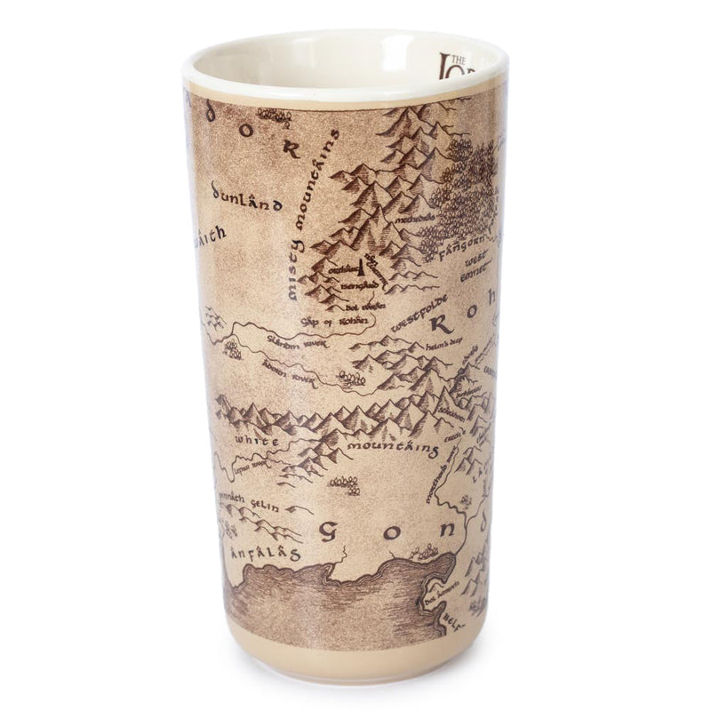 The Lord Of The Rings Map Grande Latte Mug, side angle