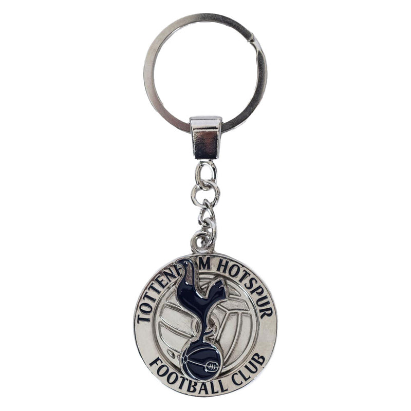 Tottenham Hotspur FC Fidget Spinner Keyring, side angle