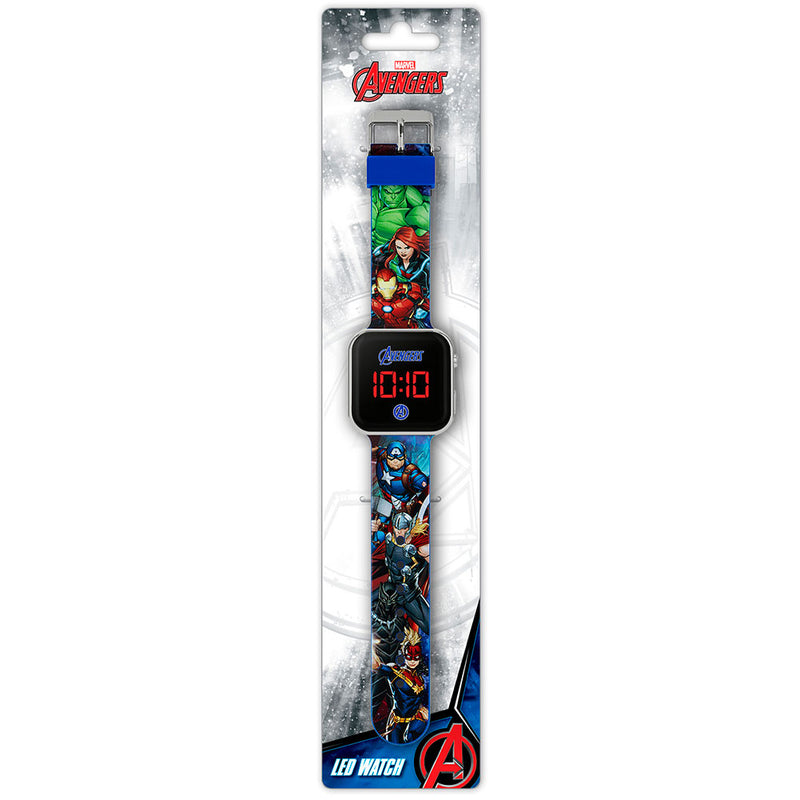 Avengers Junior LED Watch, side angle