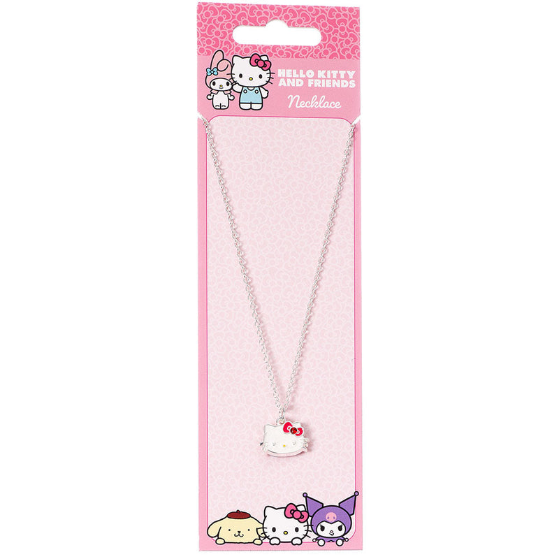 Hello Kitty Silver Plated Necklace, side angle