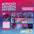 K-Pop Demon Hunters Huntrix Square Calendar 2026, side angle