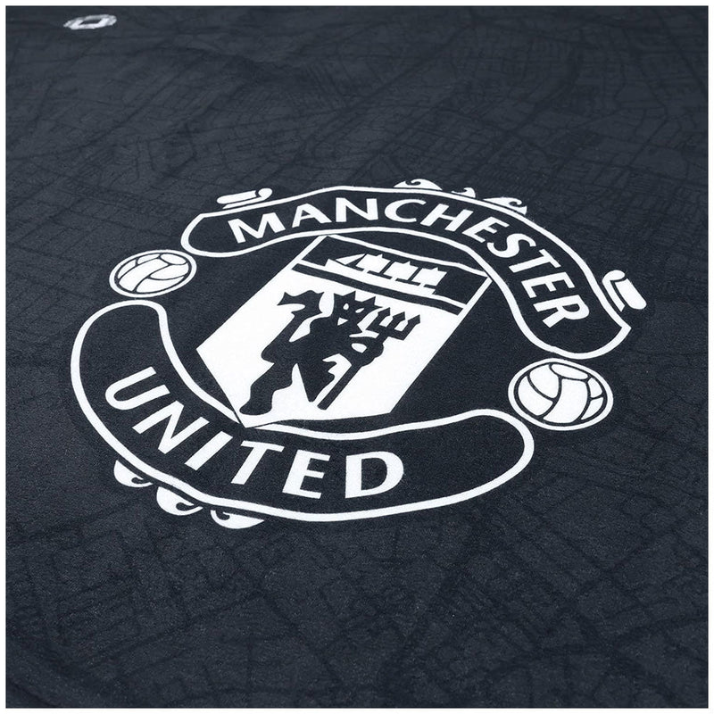 Manchester United FC Identity Sherpa Fleece Blanket, side angle