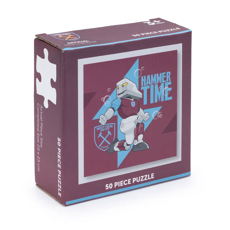 West Ham United FC 50 Piece Junior Puzzle, side angle