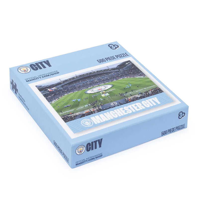 Manchester City FC 500 Pieces Puzzle, side angle